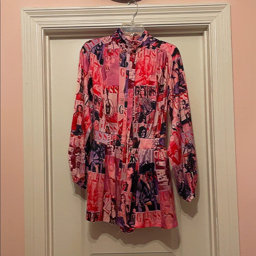 XS Pink Guess Romper